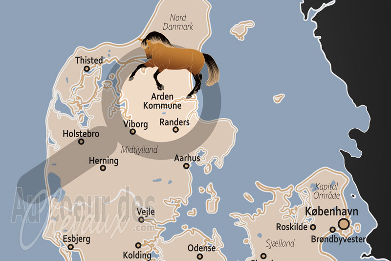 La localisation d'Municipalit� d'Arden au Danemark