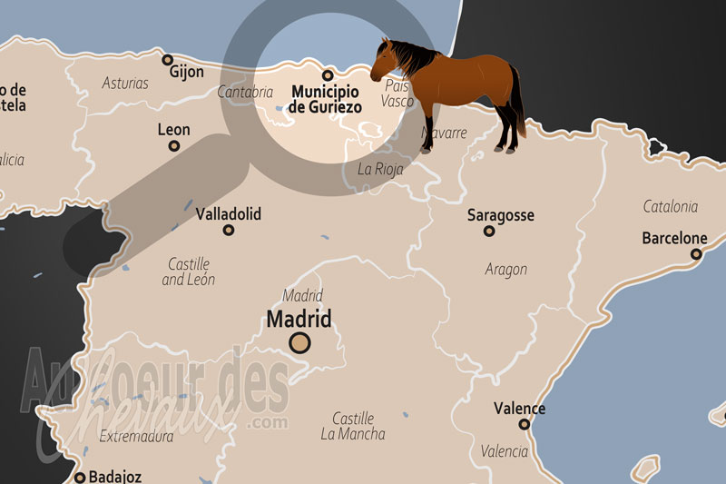 La localisation de la Municipalit� de Guriezo en Espagne