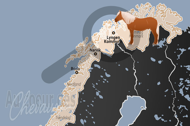 La localisation de la Municipalit� de Lyngen en Norv�ge