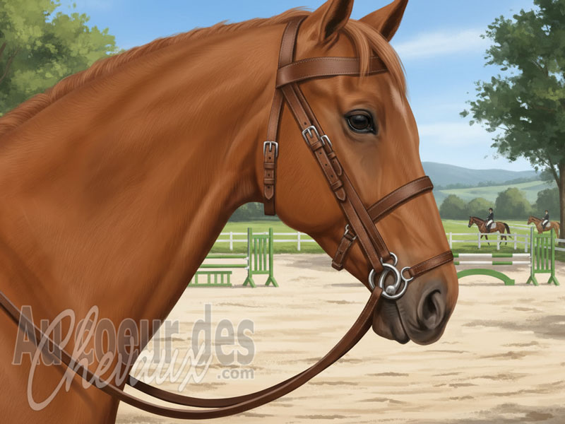 La Muserolle Kineton pour le cheval, m�canique de transfert de pression, contr�le du cheval puissant et �thique de l'action nasale