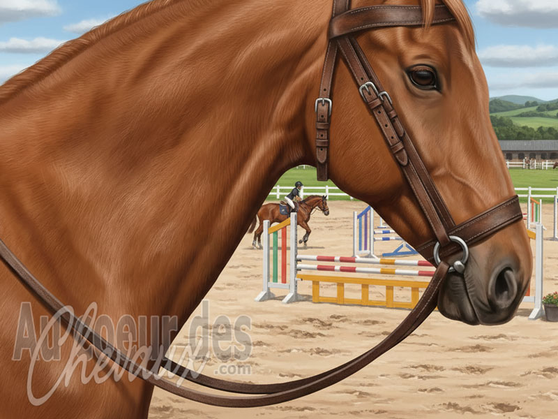 La Muserolle su�doise pour le cheval, m�canique � poulie, stabilit� mandibulaire et enjeux du bien-�tre en dressage