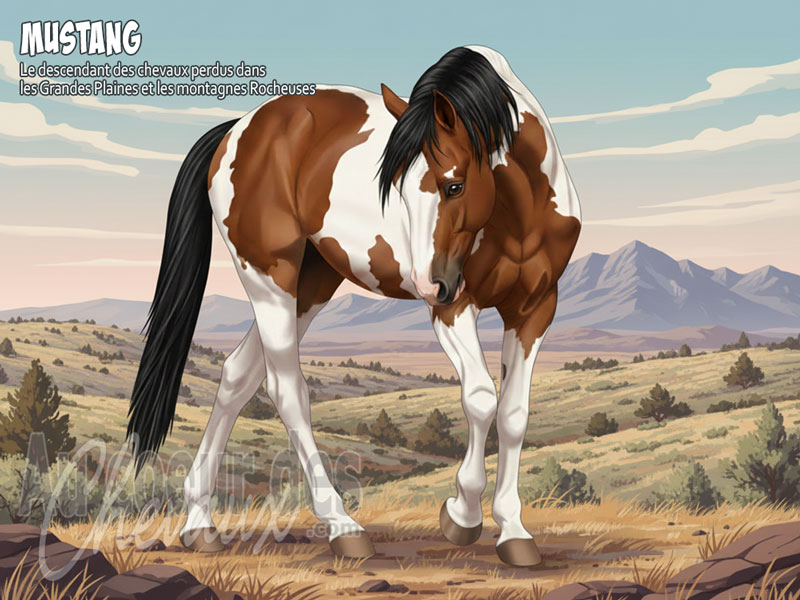 Le Cheval Mustang, le symbole de l'esprit sauvage am�ricain