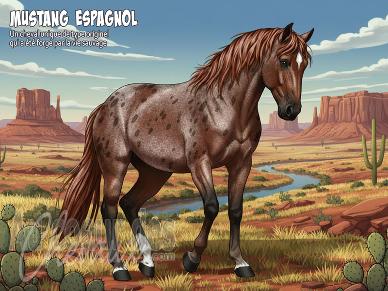 Le Cheval Mustang Espagnol, le gardien de l'h�ritage ib�rique
