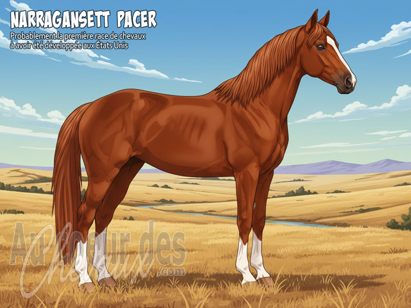 Le Cheval Narragansett Pacer, la premi�re race de l'am�rique coloniale