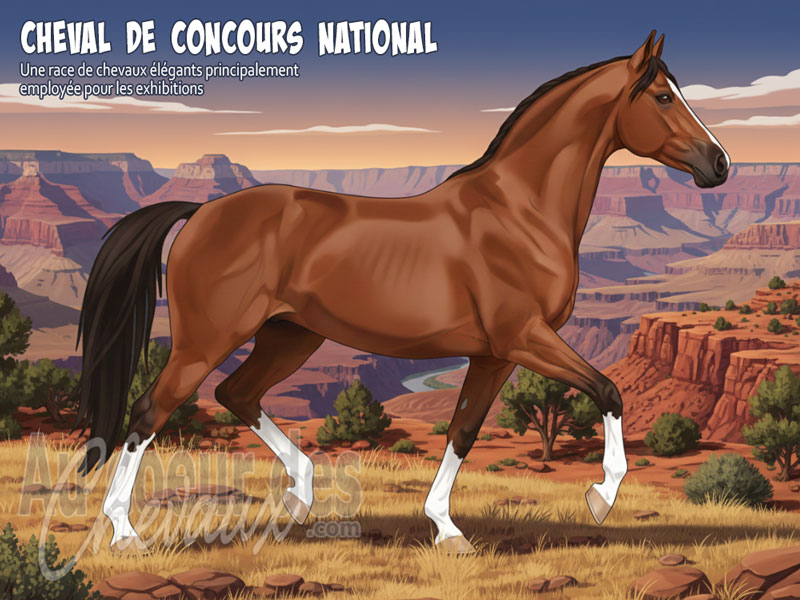 Le Cheval de Concours National, la qu�te de l'athl�te de show am�ricain