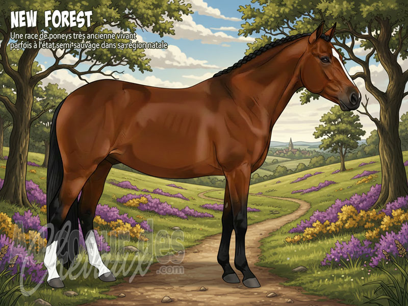 Le Poney New Forest, le survivant des terres royales