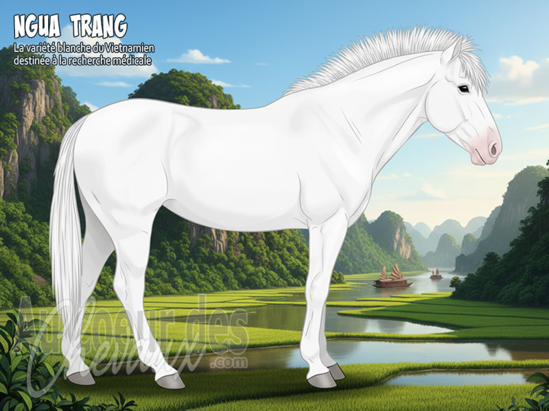 Le Poney Ngua Trang, le cheval sacr� des montagnes du vi�t nam