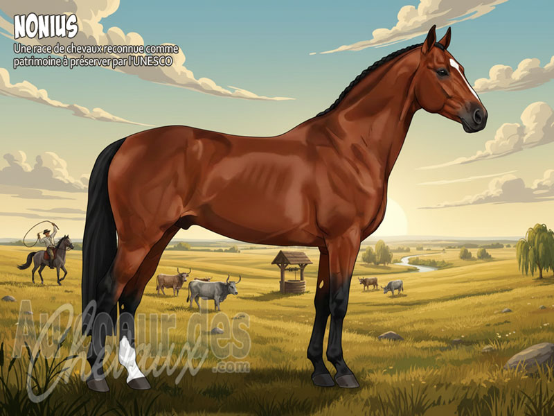 Le Cheval Nonius, le colosse de mezohegyes