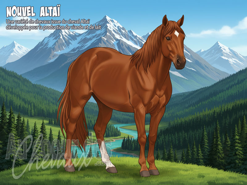 Le Nouveau Cheval Alta�, la synth�se entre rusticit� sib�rienne et puissance de trait