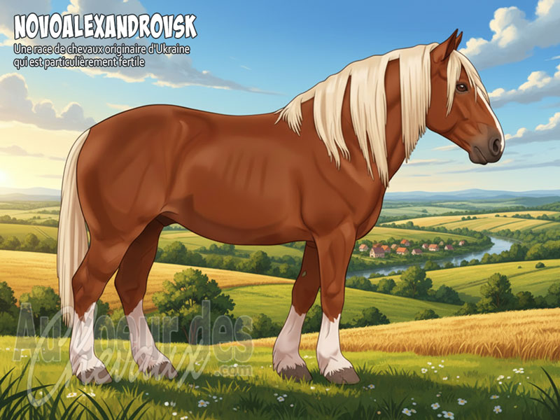 Le Cheval Novoalexandrovsk, l'excellence du trait ukrainien