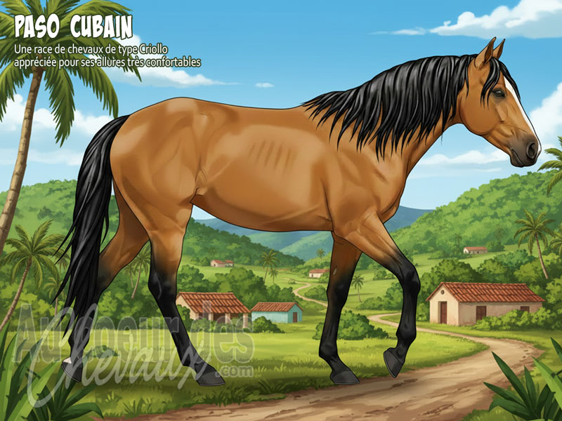 Le Cheval Paso Cubain, cinq si�cles d'�l�gance et de r�silience