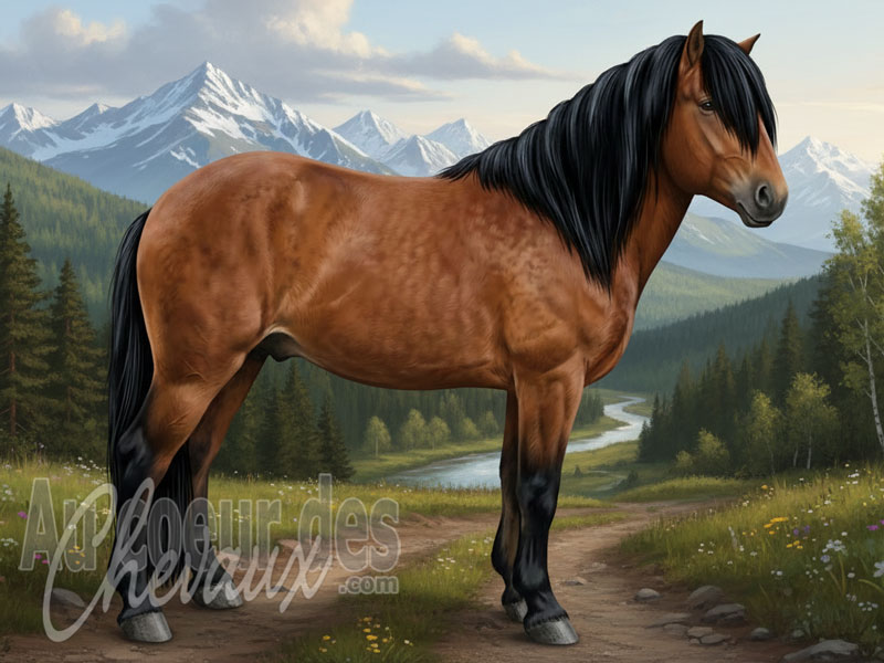Le Cheval Petchora, le survivant des terres arctiques
