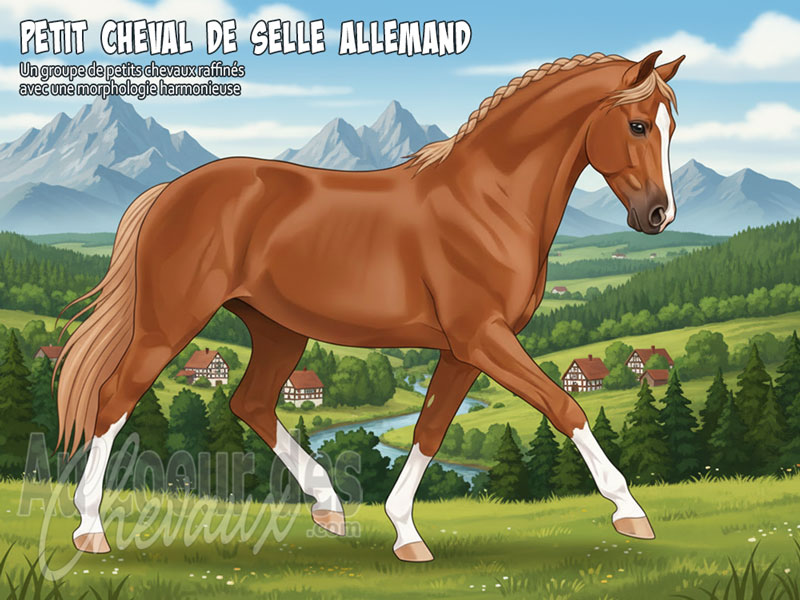 Le Petit Cheval de Selle Allemand, la gen�se d'un athl�te miniature