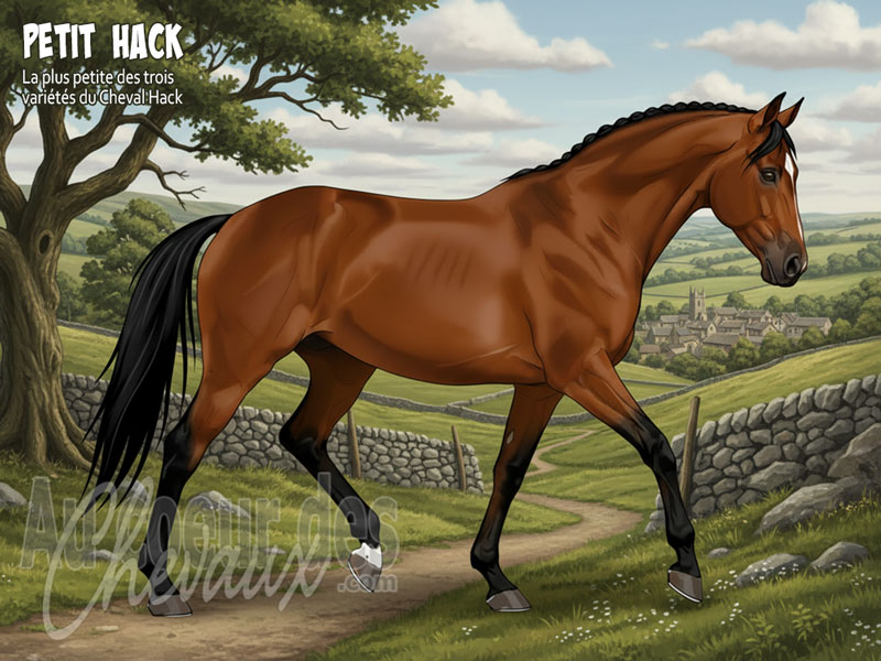 Le Cheval Petit Hack, l'aristocrate de la selle britannique