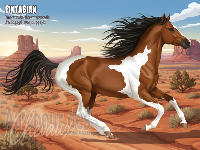 Le Cheval Pintabian, le pur-sang arabe aux couleurs du nouveau monde