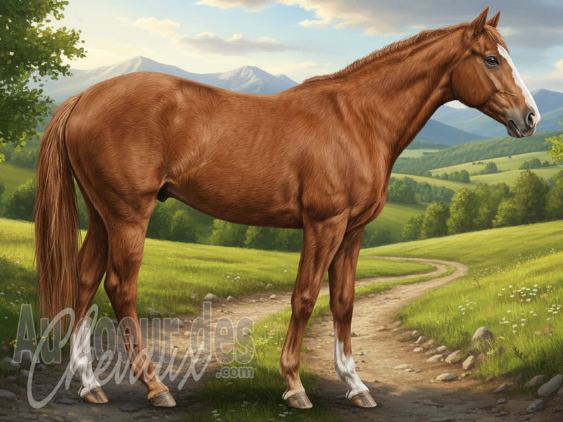 Le Cheval Pleven, l'excellence anglo-arabe de bulgarie