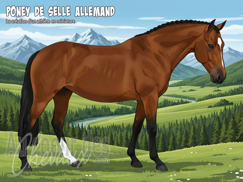 Le Poney de Selle Allemand, la cr�ation d'un athl�te en miniature