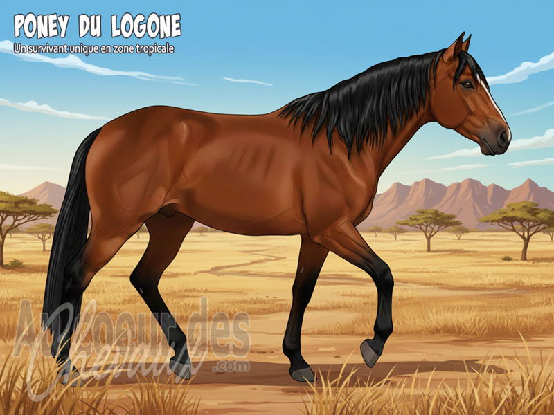 Le Poney du Logone, un survivant unique en zone tropicale