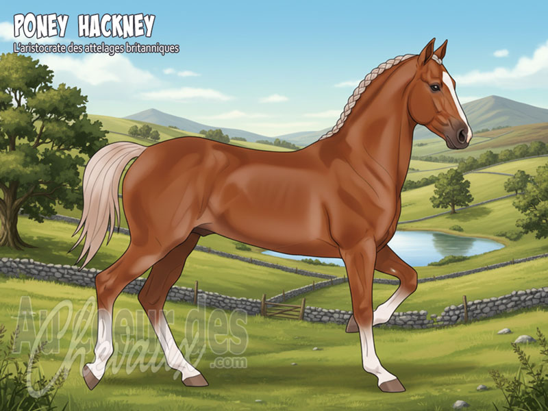 Le Poney Hackney, l'aristocrate des attelages britanniques
