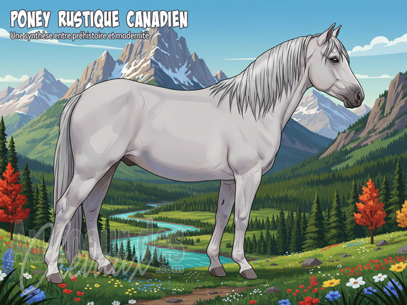 Le Poney Rustique Canadien, une synth�se entre pr�histoire et modernit�