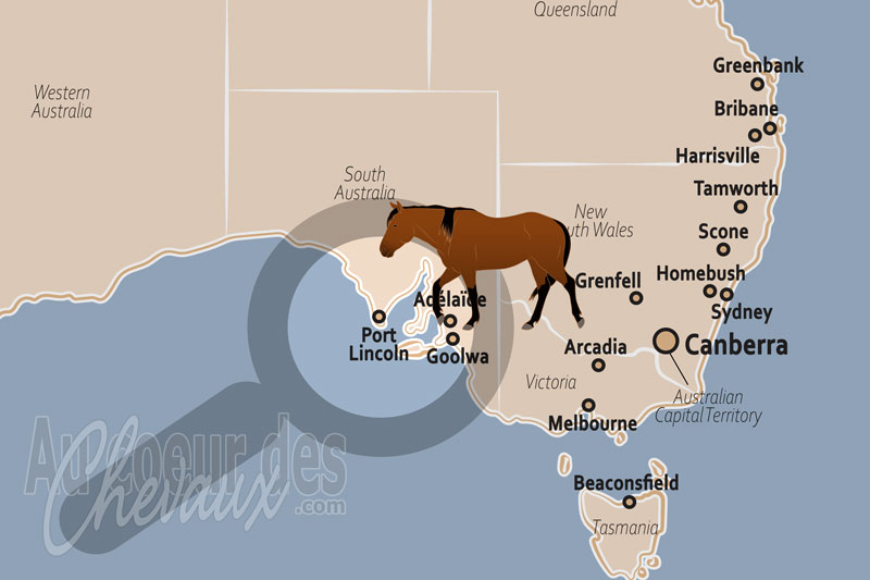 La localisation de Port Lincoln en Australie