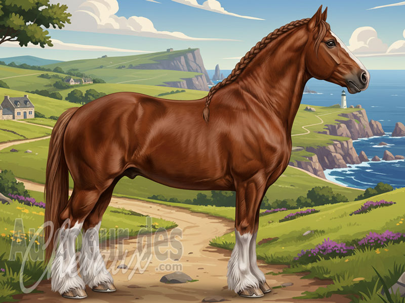 Le Cheval Postier Breton, l'�pop�e de l'aristocrate du l�on