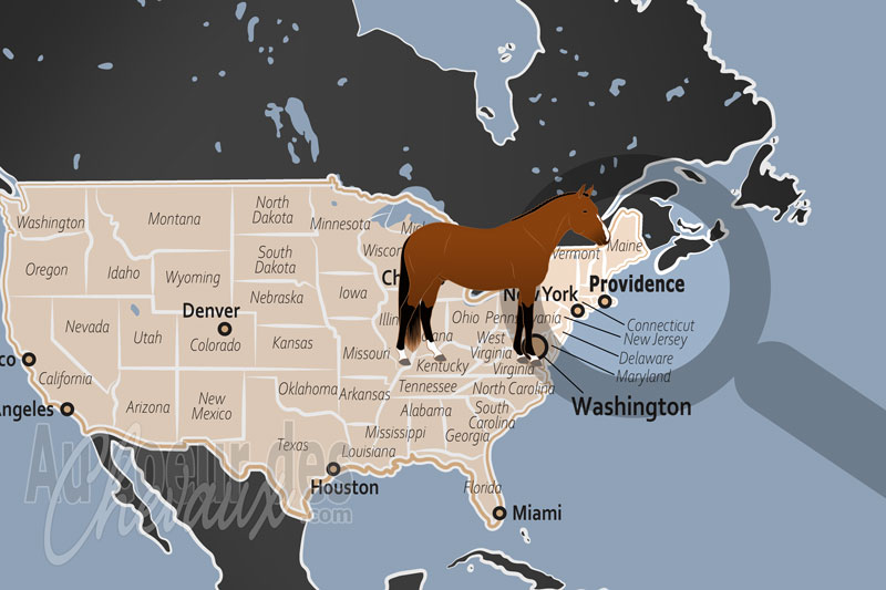 La localisation de Providence aux �tats Unis