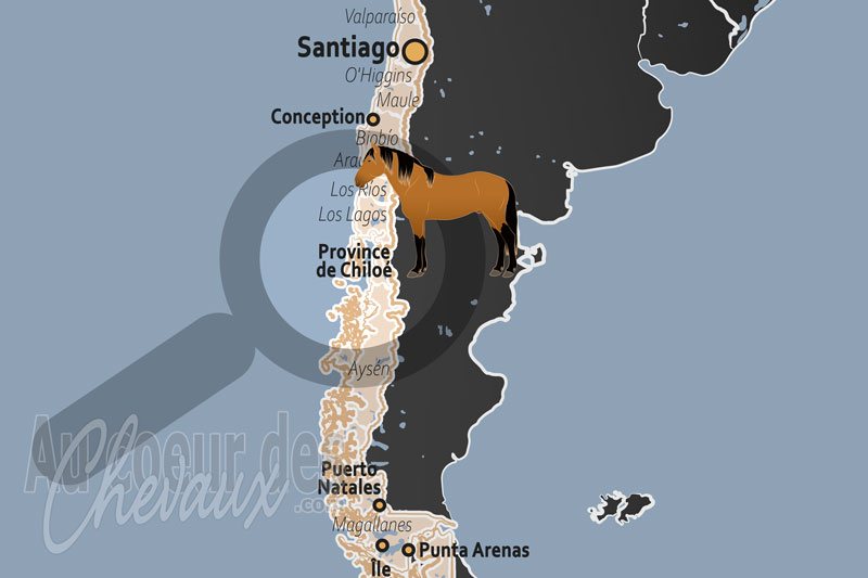 La localisation de la Province de Chilo� au Chili