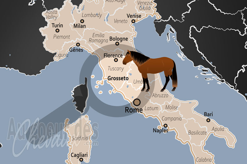 La localisation de la Province de Grosseto en Italie