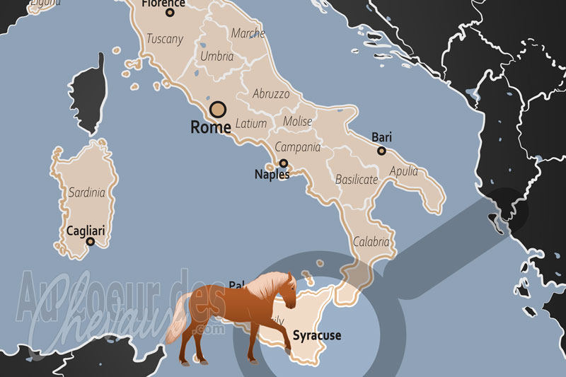 La localisation de la Province de Syracuse en Italie