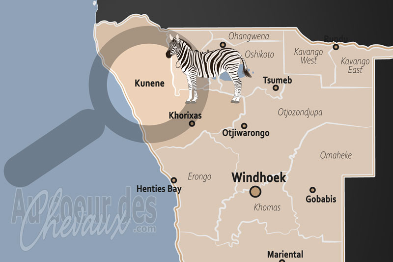 La R�gion de Kunene, le galop des fant�mes dans l'enfer du d�sert