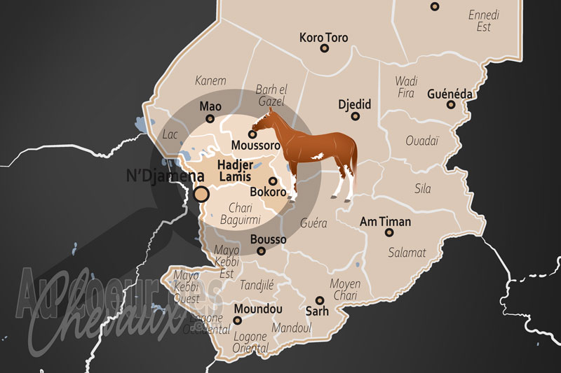 La localisation de la R�gion du Hadjer Lamis au Tchad