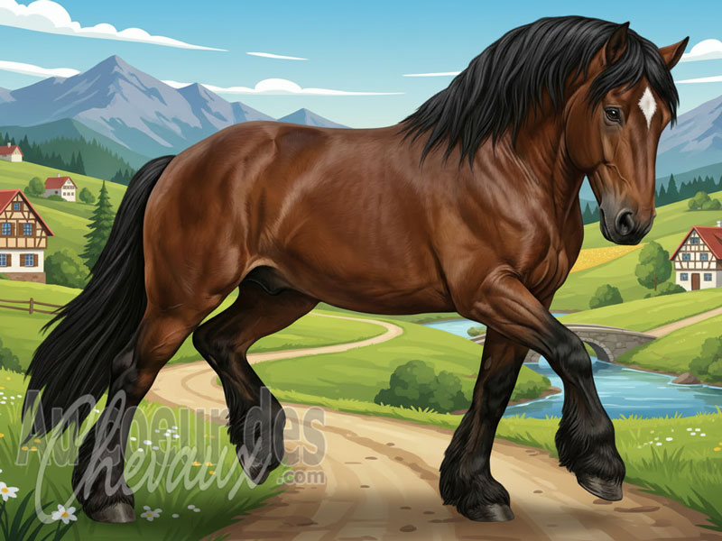 Le Cheval Rh�nan, le colosse de rh�nanie