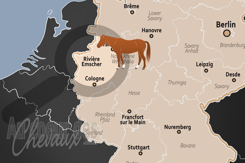 La Rivi�re Emscher, quand la rivi�re de fer s'�veille au rythme des sabots