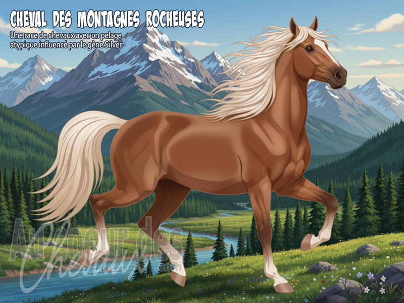 Le Cheval des Montagnes Rocheuses, le tr�sor des appalaches