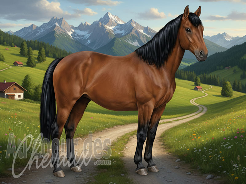 Le Cheval Rottaler, le doyen des sang-chauds de bavi�re
