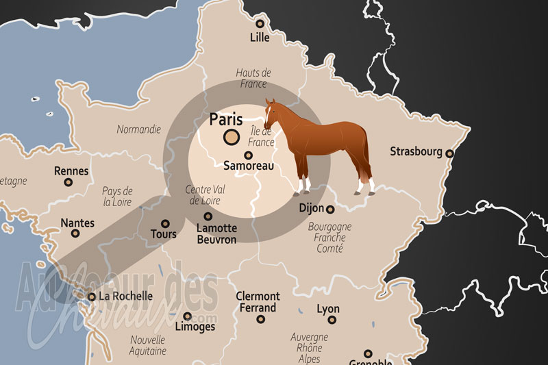 La localisation de Samoreau en France