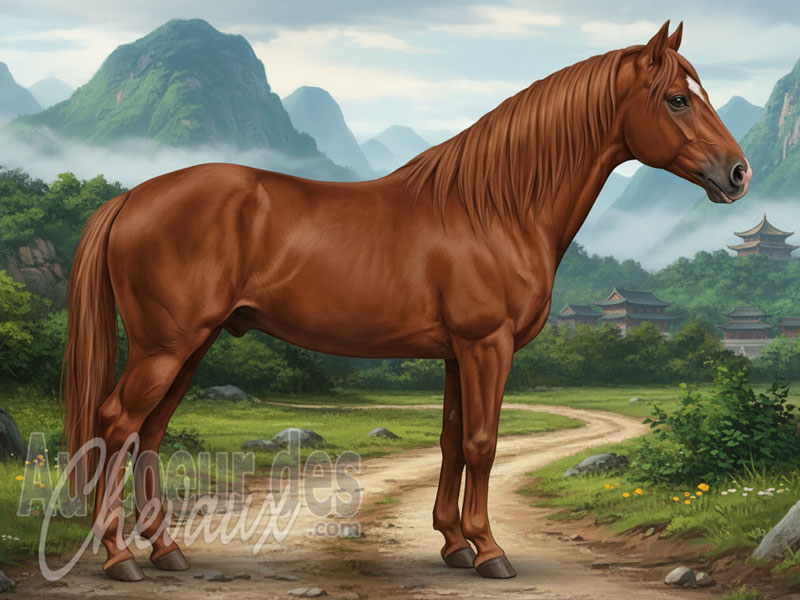 Le Cheval Sanhe, le joyau des steppes de hulunbuir