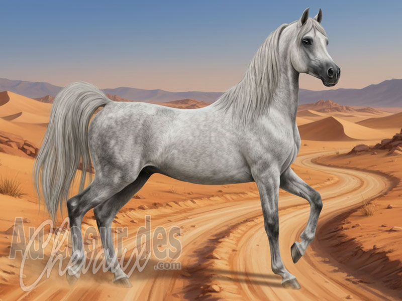 Le Cheval Saqlawi, l'incarnation de l'�l�gance du d�sert d'arabie