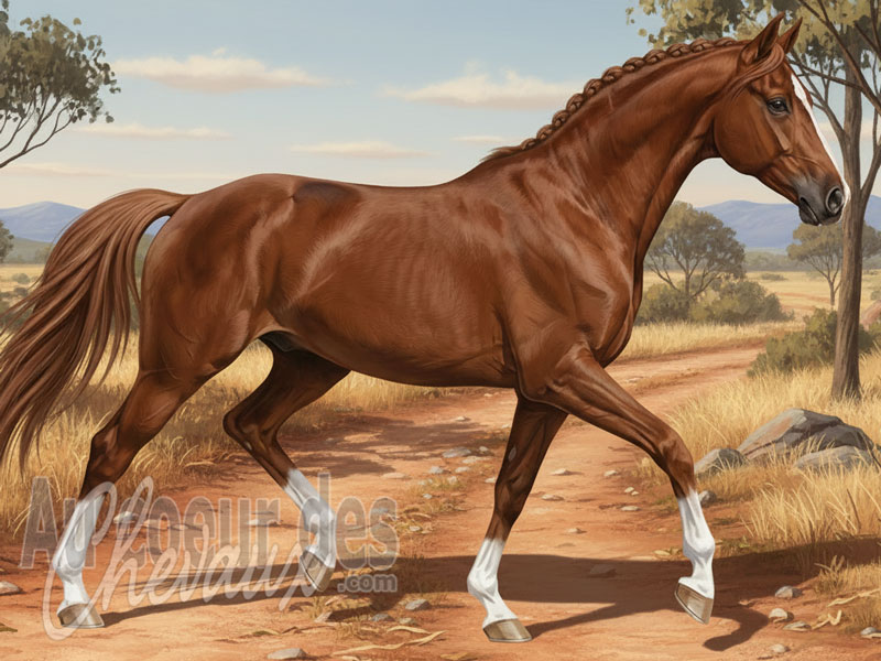 Le Cheval de Selle Australien, l'�volution vers l'excellence sportive