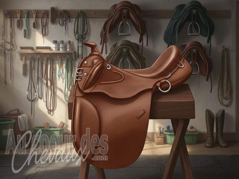 La Selle australienne pour le cheval, une hybridation ergonomique pour le travail au long cours et la s�curit� en terrain accident�