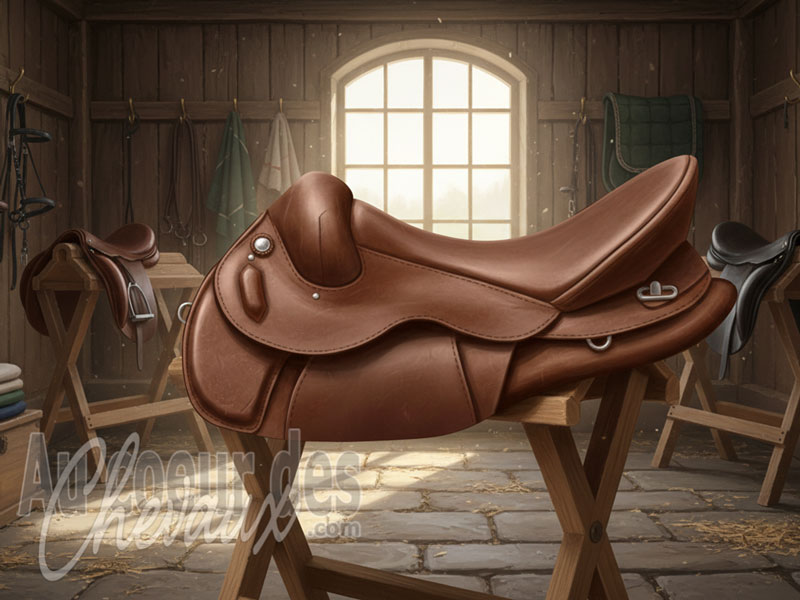 La Selle d'endurance pour le cheval, optimisation de la performance m�tabolique, l�g�ret� et protection dorsale au long cours