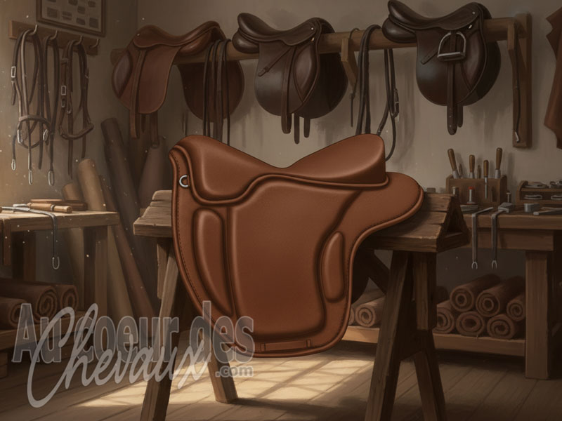 La Selle sans ar�on pour le cheval, flexibilit� biom�canique, adaptabilit� morphologique et proximit� sensorielle