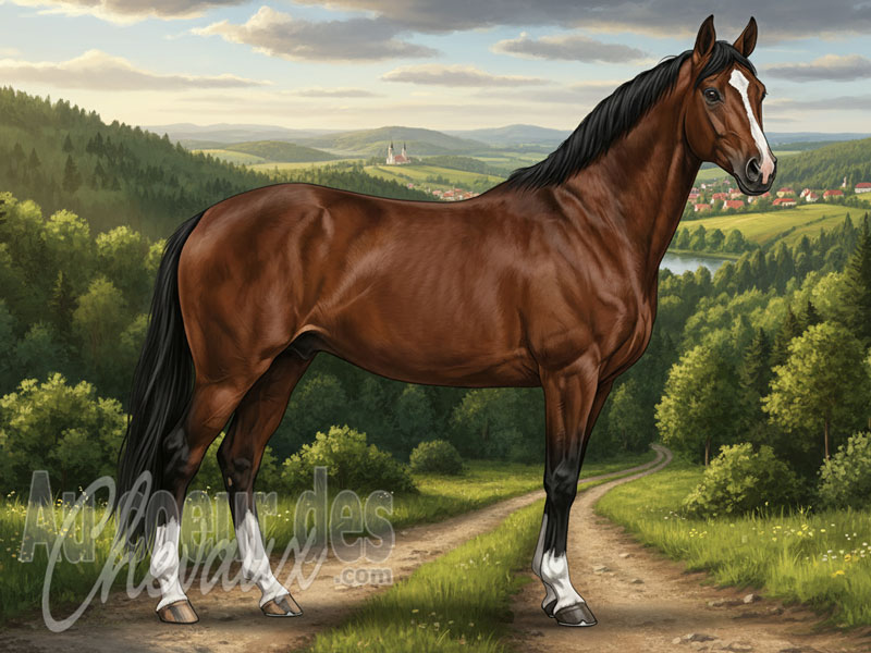 Le Cheval de Selle Tch�que, un si�cle d'�volution vers l'excellence sportive