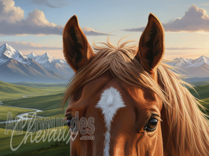 Le Sens de la vue du cheval, anatomie, perception panoramique et adaptation de la proie