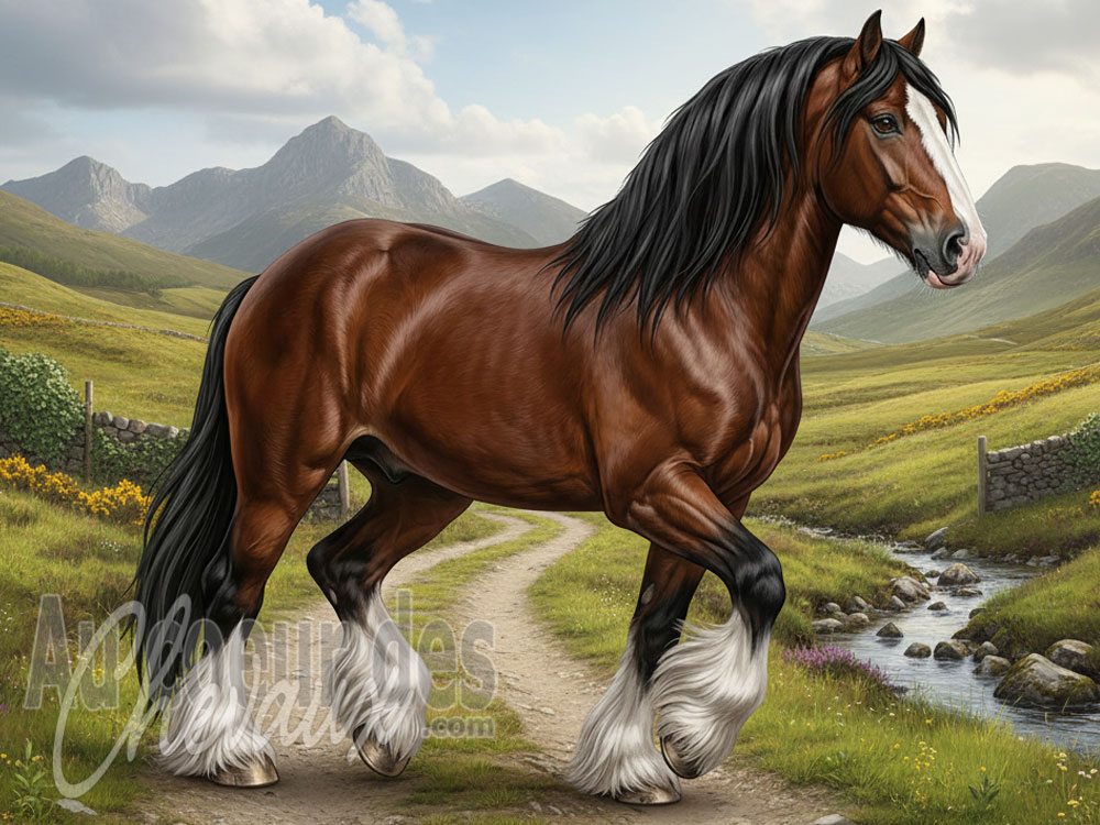 Le Cheval Shire, l'�pop�e du g�ant de l'angleterre