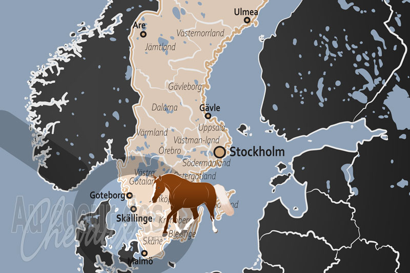 La localisation de Sk�llinge en Su�de