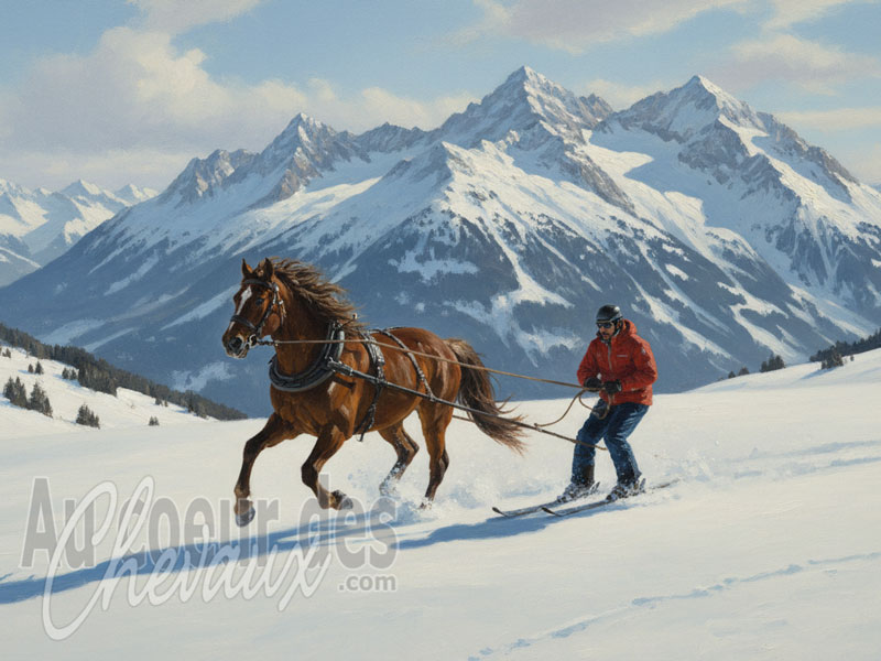 Le Ski j�ering, histoire, technique et physiologie d'une discipline de traction hivernale