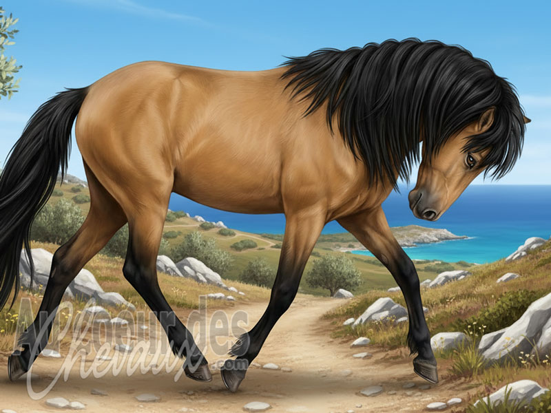 Le Cheval Skyros, le petit h�ritier de l'antiquit� grecque
