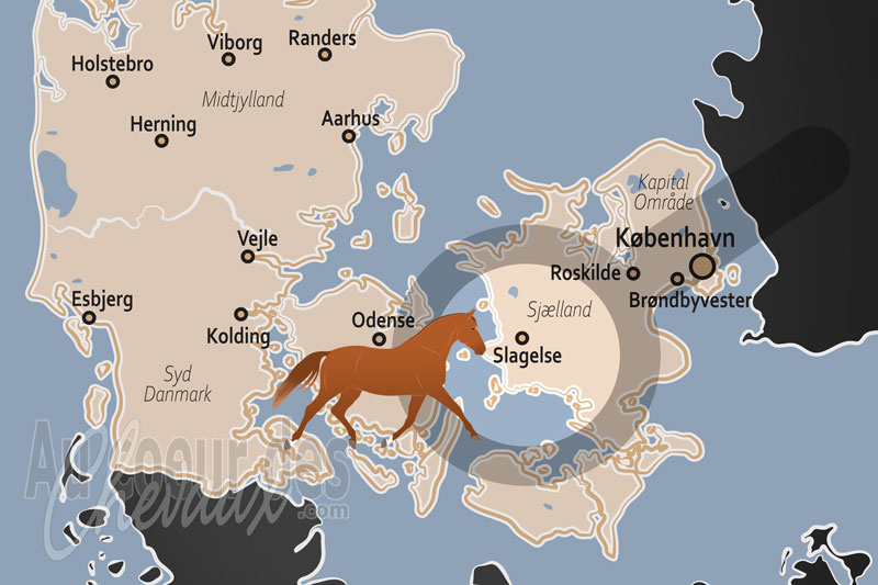 La localisation de Slagelse au Danemark